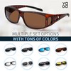 Fit Over Wrap Sunglasses Polarized Lens Wear Over Eyeglasses 100%