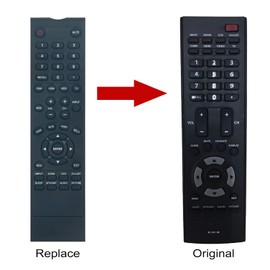 PerFascin RC-201-0B Replacement Remote Control Compatible with Dynex LCD HDTV DX-LCD22-09 DX-LCD42HD DX-LCD37-09-2 DX-LCD37 DX-LCD42HD09 DX-LCD42HD-09