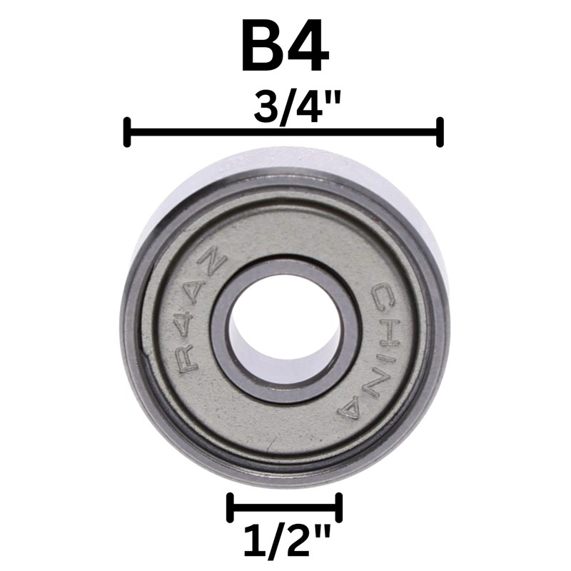 Whiteside B4 Ball Bearing: 3/4 Inch Outside Diameter, 1/4 Inch