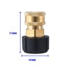 AIM Tools Pressure Washer Quick Connector 3/8 Inch Socket to