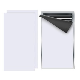 PATIKIL 11.75"x6.25" Magnetic Vent Cover, 2 Pack Floor Wall Air Registers Cover High Strength Magnetic Vent Blocker for Home RV HVAC Fireplace Furnace, White