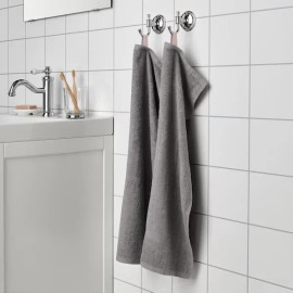 IKEA Lot of 2 IKEA DIMFORSEN Hand Towel Gray 16 x 28" Bathroom Towel New