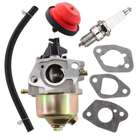 MCHNIC Carburettor with Gasket Spark Plug Primer for MTD Thorx 45 and Thorx 55 Engines Budget, MTD Thorx, Fleurelle, Güde, Einhell, Variolux 1P70