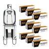 10 Pack Crystal Clear Lense 40W Q40/G9/CL/120V G9 JCD 40