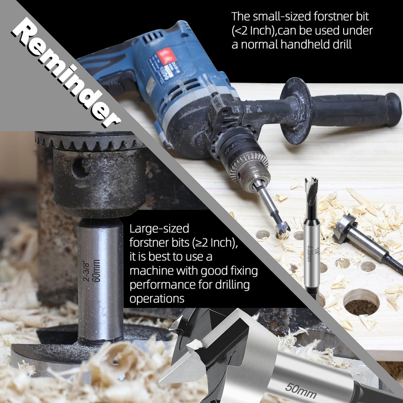 2-1/4 Inch Forstner Bit for Woodworking,2-1/4" Forstner Drill Bit for