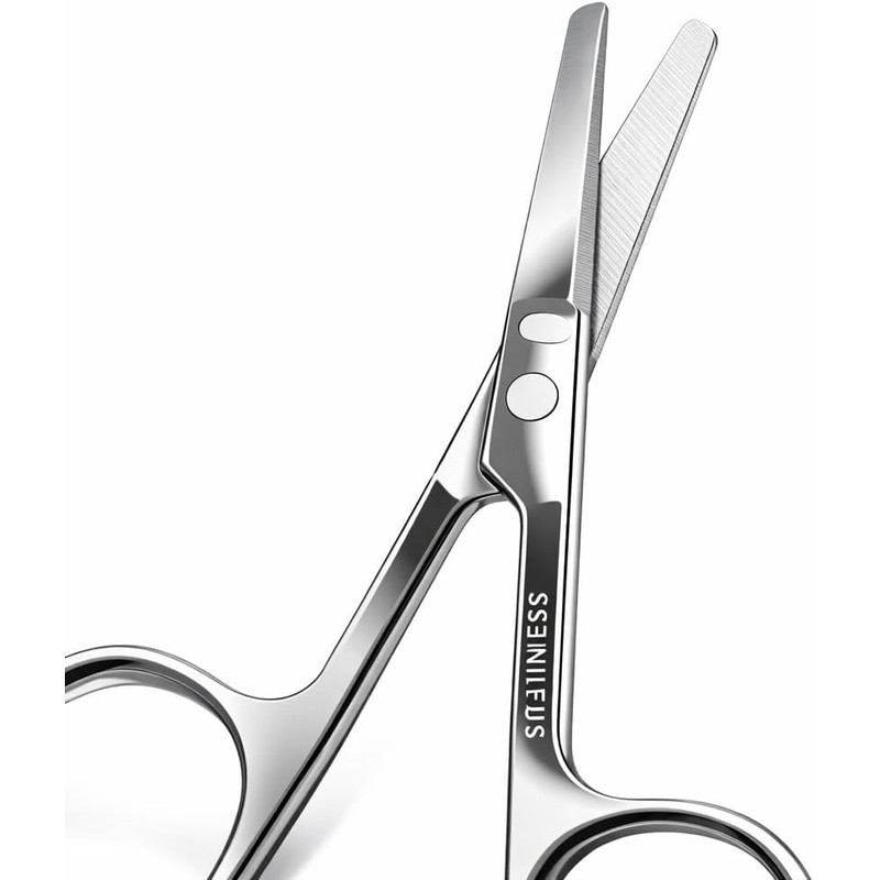 Tijeras para Vello Nasal de Acero Inoxidable – Tijeras de
