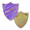 Prefect Shield School Badge - Enamel and Brass - Safety