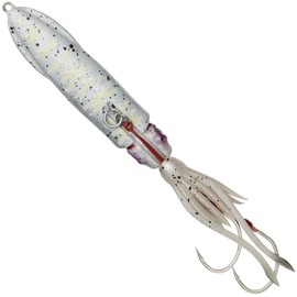 Savage Gear Swimsquid Inchiku Imitation Squid for Sea Fishing, 9 cm, 120 g, Colour: White Glow
