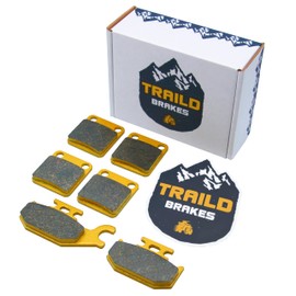 Traild Ceramic Brake Pad Set for Yamaha Grizzly & Kodiak 400/450 2000-2008 Front & Rear