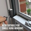 Window Locks, 4 Pack for Horizontal and Vertical Sliding Windows