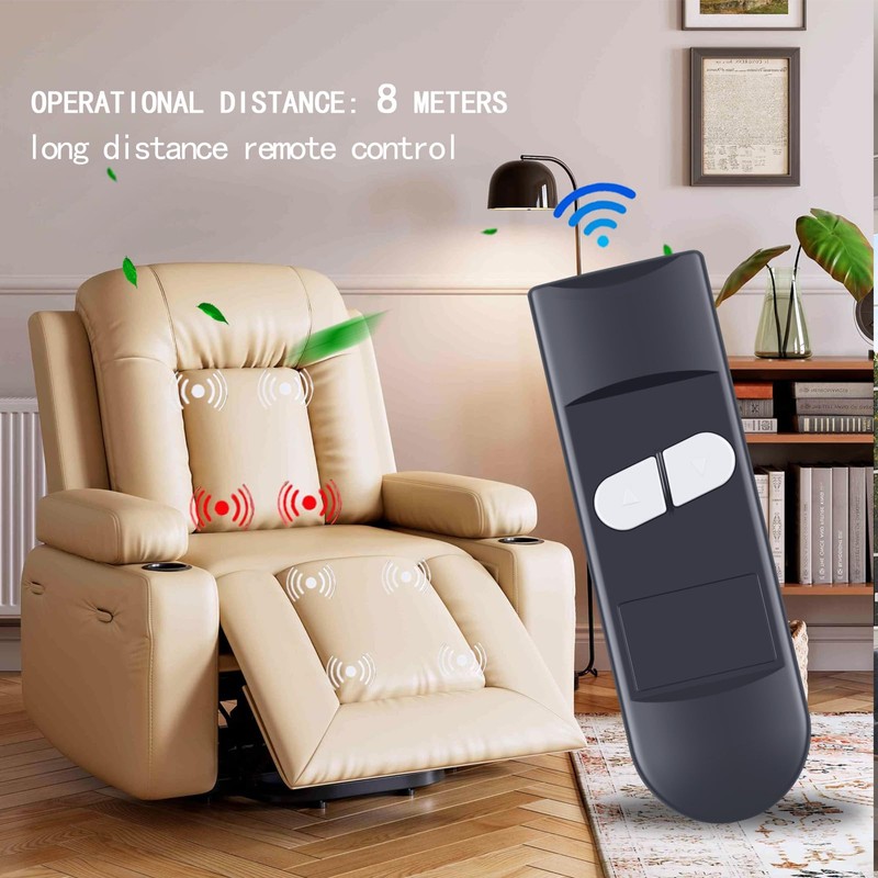 CLVIZCXOM 2 Buttons and 5 Pins Manual Remote Control Replacement
