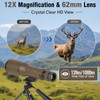 12x62 HD Spotting Scope with Tripod, Monocular Telescope for Adults,
