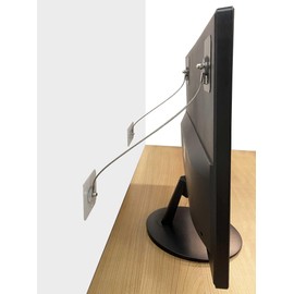 10 Pack, 8 inches Furniture Anchors Kit for Baby Proofing, Adhesive TV Safety Straps Use to Prevent Falling and Anti Tip, No Drill Dresser Or Cabinet to Wall Anchors (xicveiuz)