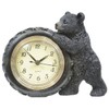 BLACK FOREST DECOR Playful Bear Cub Desk Clock