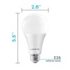 LUXRITE A21 LED Bulbs 150 Watt Equivalent, 2550 Lumens, 3000K