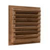 La Ventilazione LGES100T 112mm x 112mm Square Teak Air Vent