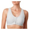 Alessandra B Mastectomy Bras with Pockets for Prosthesis-White,X-Large