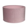 Modern Blush Pink Velvet Cylinder Ceiling Pendant Lampshade/Table Lamp Drum