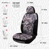 CAROMOP Premium Camo Front Seat Covers – Waterproof Wear Resistant