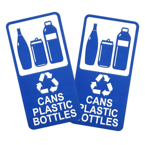 Does not apply 2 PCS Self Adhesive Recycling Stickers for