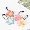 한복밍크플라워방울 아기자기샵 방울끈 헤어악세사리 (WFLM5C4) Hanbok Mink Flower Pom Pom Hair Accessory (WFLM5C4)