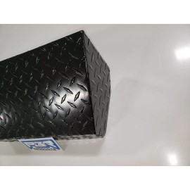 PBR Products Yamaha G2 G9  Golf Cart Diamond plated Front Bumper Cover BLACK