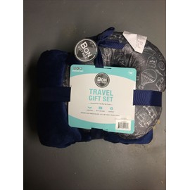 Bon Voyage Memory Foam Travel Pillow w/ Throw Blanket Gift Set Neck Comfort Bon Voyage NEW