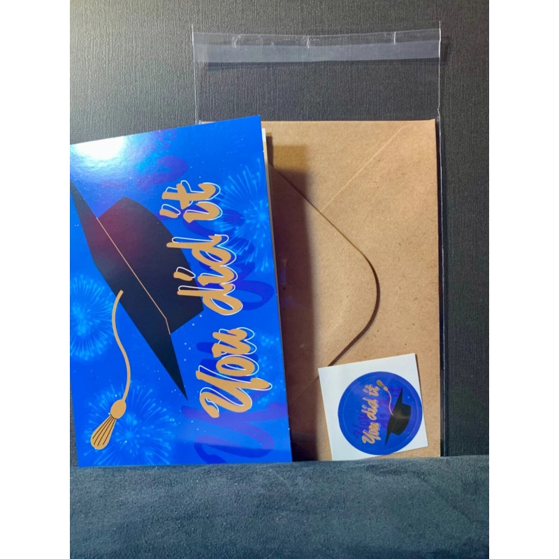 Unbranded Happy Graduation Card! Congratulation