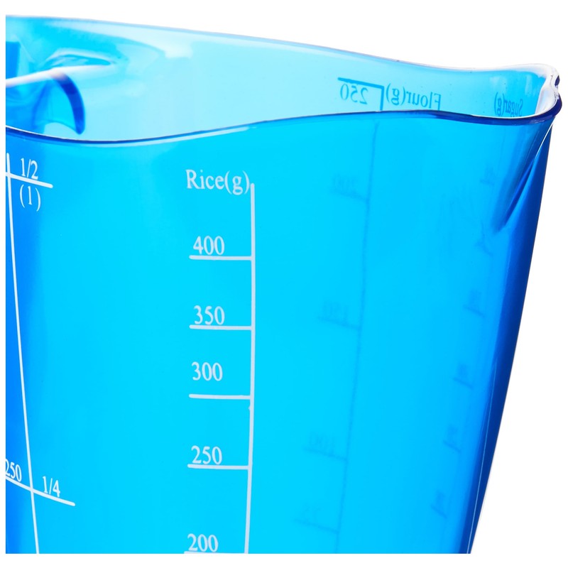 Colourworks CW2IN1MJUGBLU 2 in 1 Plastic Measuring Jug for Dry