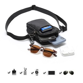 WTSHOPME Small Crossbody Bag Multipurpose Mini Messenger Lightweight Shoulder Cell Phone Pouch Wallet for Men women