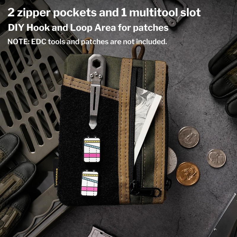 VIPERADE VE18 Small EDC Bag, Small Tool Bag with 6