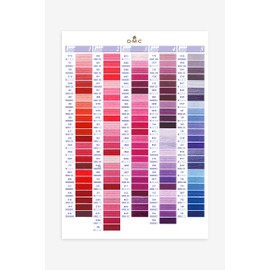 DMC Stranded Cottons Printed Shade Card (New Edition)