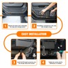 Metal Front Door Storage Box Pockets Door Side Insert Organizer