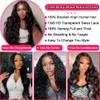 miear Body Wave Lace Front Wigs Human Hair 13x6 HD