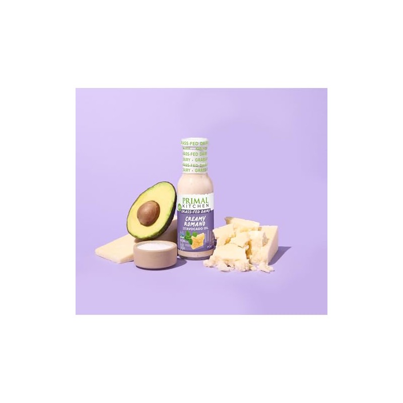 Primal Kitchen Creamy Romano Dairy Dressing, 8 oz