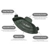MOSOLE Clip On Flexible Silicone Strainer for All Pots and