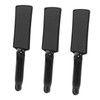 PACKOVE 3pcs Double-Sided Foot Scraper Pedicure Tools with Ergonomic Handle