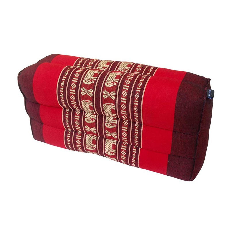 Traditional Thai Kapok Yoga Support Block Cushion Meditation Pillow size