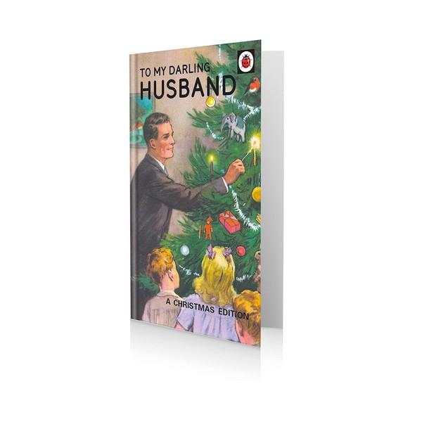 Ladybird Books for Grown Ups LAX11 Husband Christmas Card