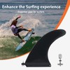 WOUMON Universal SUP Fin,8.5 Inches Paddle Board Fins,Surfboard Fins for