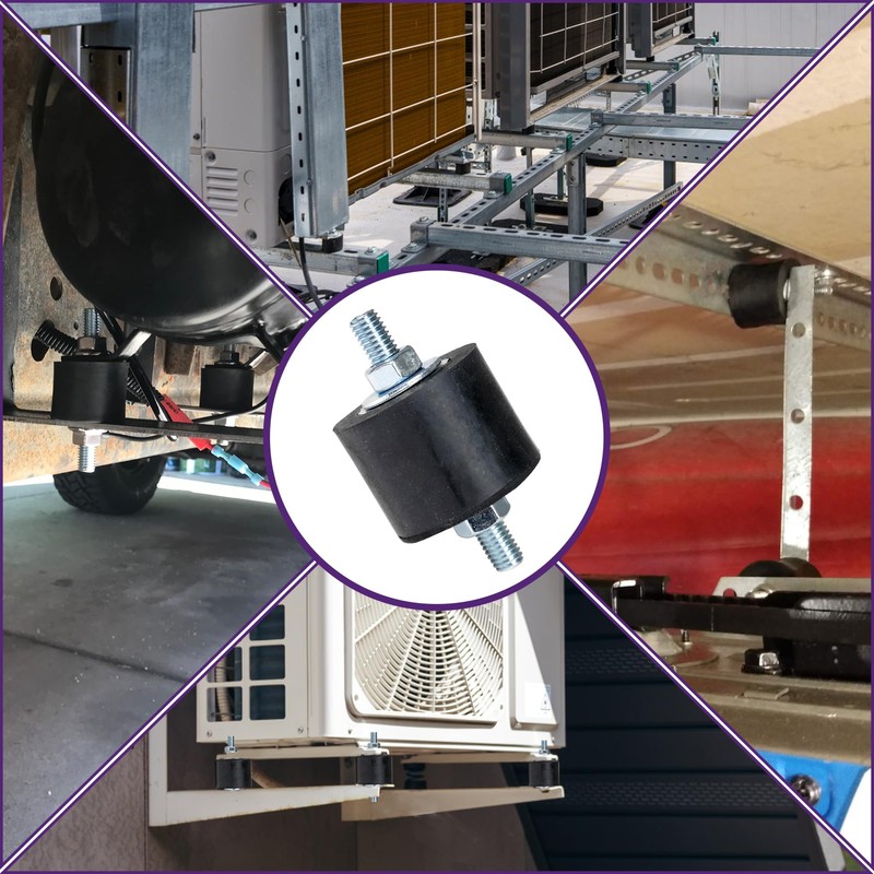 Mxclimate Air Conditioner Rubber Vibration Isolator Pads for Outdoor Mini