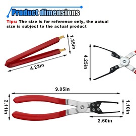 Automotive Relay Fuse Puller Pliers Set, Car Relay Fuse Removal Tool, Universal Auto Electrical Disconnect Pliers, Vehicle Repair Assembly Clamp Puller Tool for Most Car SUV Truck