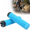 1Pair Mountain Bike Silicone Handlebar Grip Cover Unilateral Locked Non-slip
