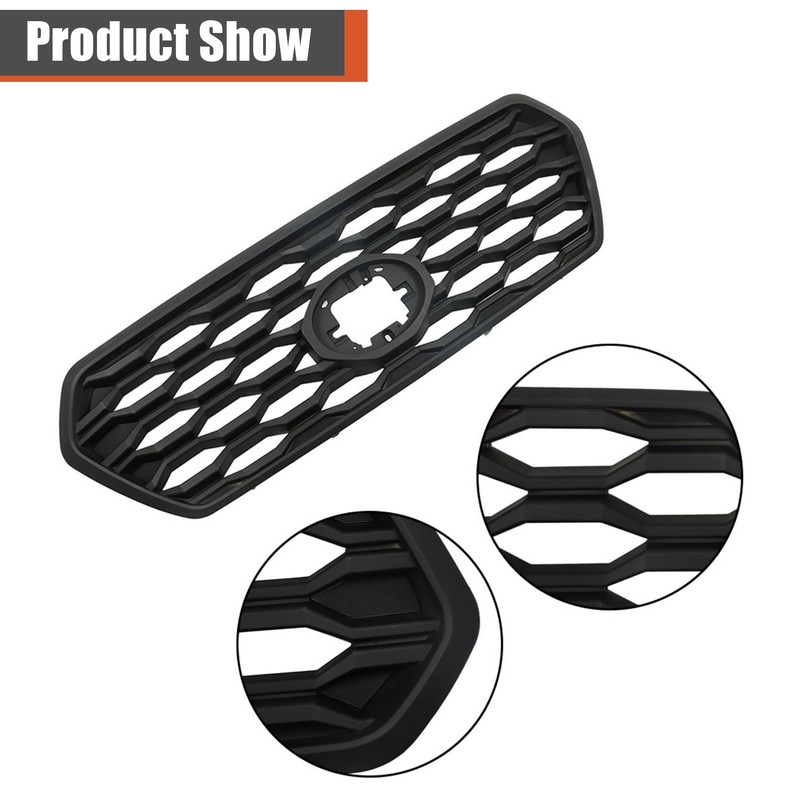 labwork Matte Black Honeycomb Style Front Bumper Hood Grille Replacement