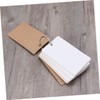 FUNOMOCYA Pages White Index Cards Binder Kraft Study Cards Memo