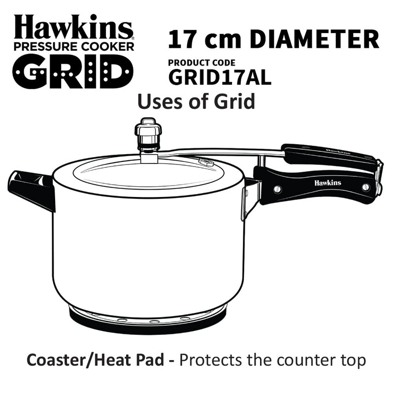 HAWKINS 17 cm Pressure Cooker Grid for Steaming Food and