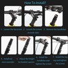 TIKBRO Bike Fork Stem Extender Bicycle Stem Adapter Adjustable MTB