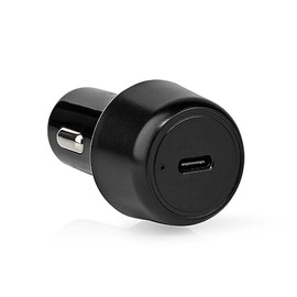 Nedis Car Charger | 2.0/3.0 A | Number of Outputs: 1 | Port Type: USB-C | 30 W | Automatic Voltage Selection
