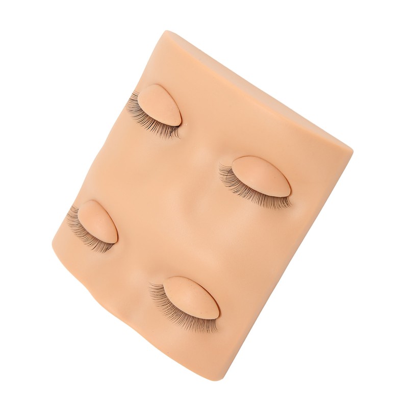 Eyelash Practice Mannequin Head Double Layer Lash Mannequin Head with