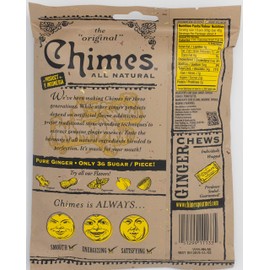 Chimes Peanut Butter Ginger Chews, 5 Ounce (Pack of 1)